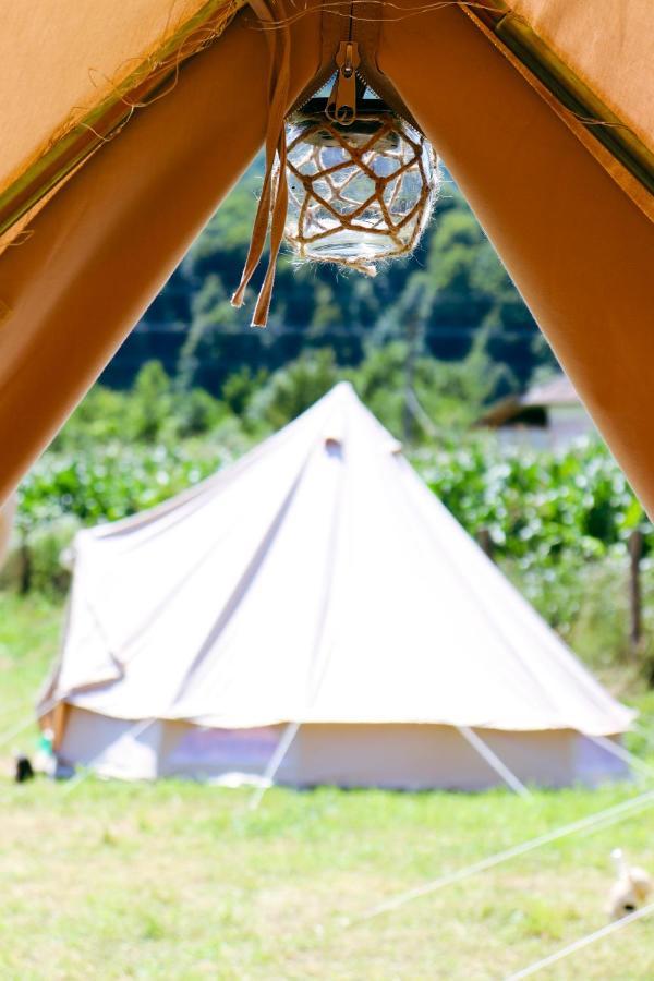 Hotel Luna Rock Glamping Brezoi - Blue Scai Esterno foto