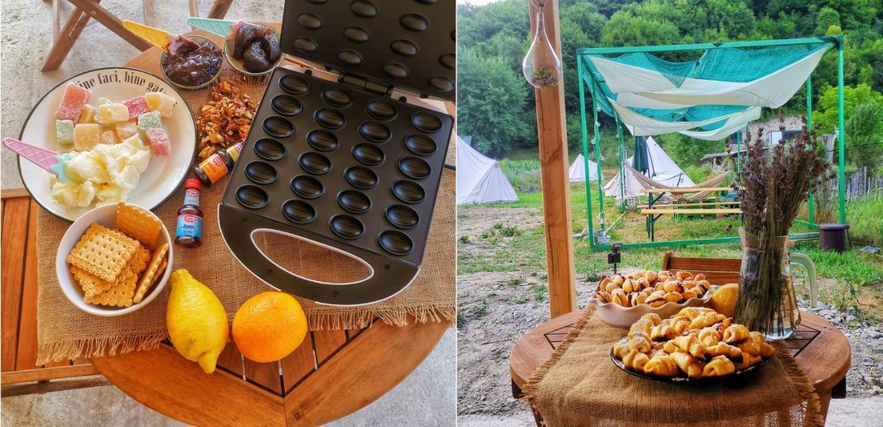 Luna Rock Glamping Brezoi - Blue Scai Esterno foto